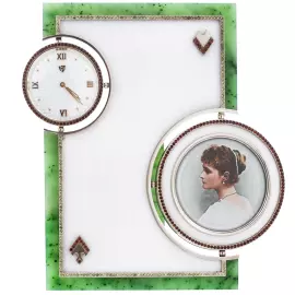 Exclusive table clock frame "Jade"