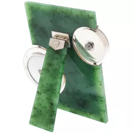 Exclusive table clock frame "Jade"
