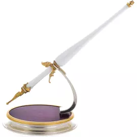 Table decoration made of silver "Pen"