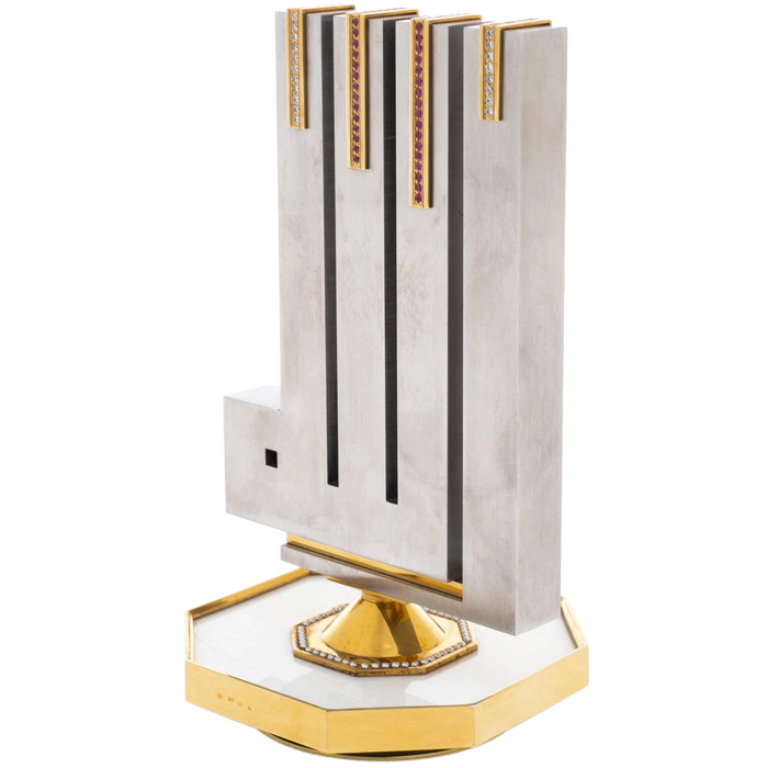 Table decoration made of silver "Allah"