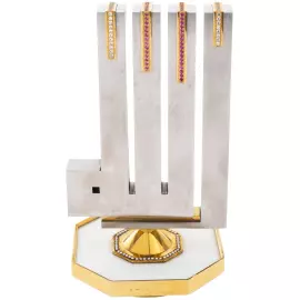 Table decoration made of silver "Allah"