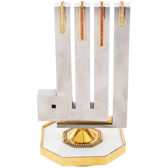 Table decoration made of silver "Allah"