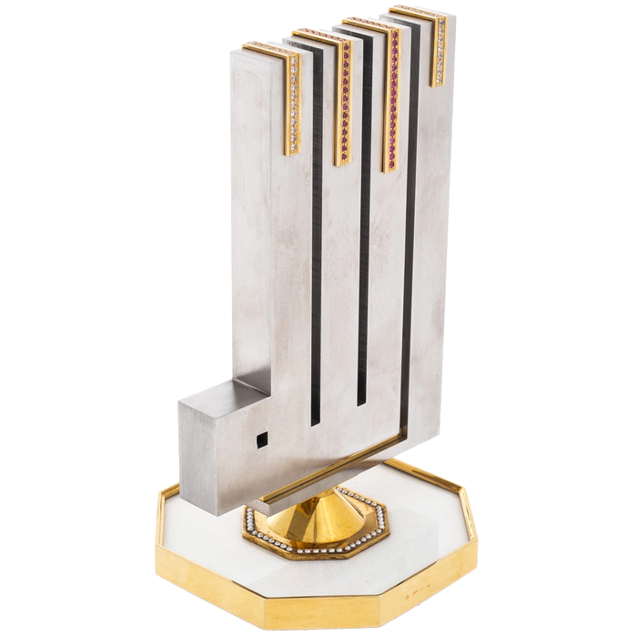 Table decoration made of silver "Allah"