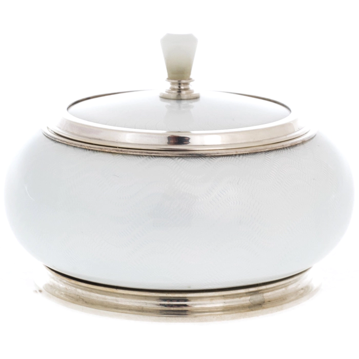 Silver jewelry box "Tenderness"