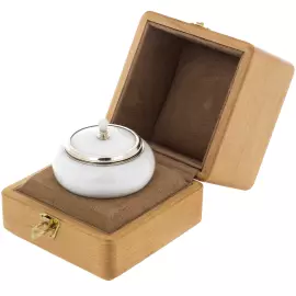 Silver jewelry box "Tenderness"