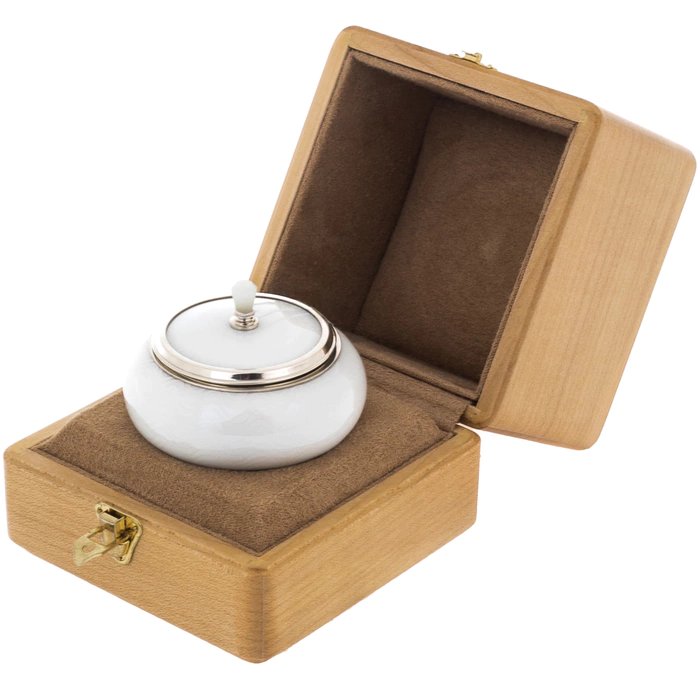 Silver jewelry box "Tenderness"