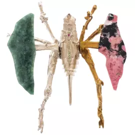 Настольное украшение из серебра "Пожиратель времени"