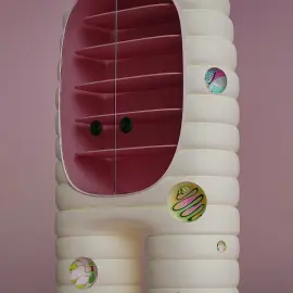 Сервант Homo erectus художника Тараса Желтышева Сервант Homo erectus художника Тараса Желтышева