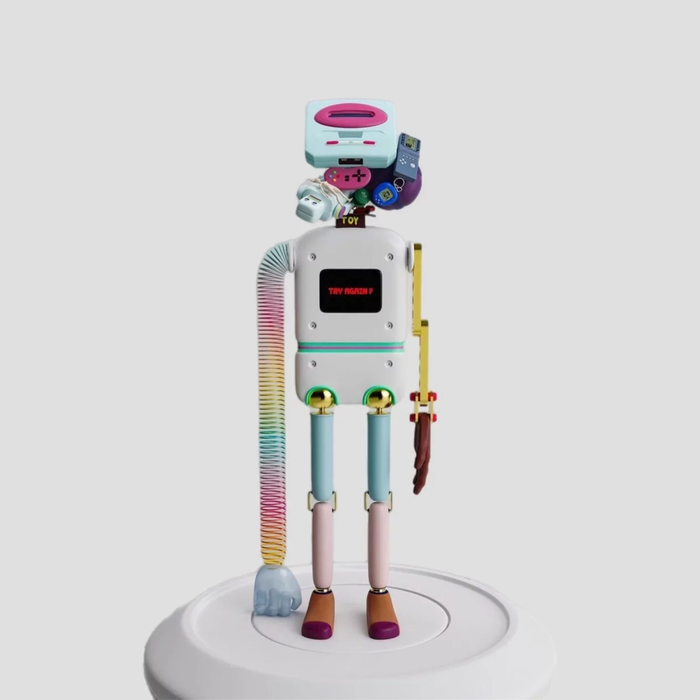 Sculpture by Gameboy artist Taras Zheltyshev
