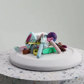 Скульптура Gameboy художника Тараса Желтышева