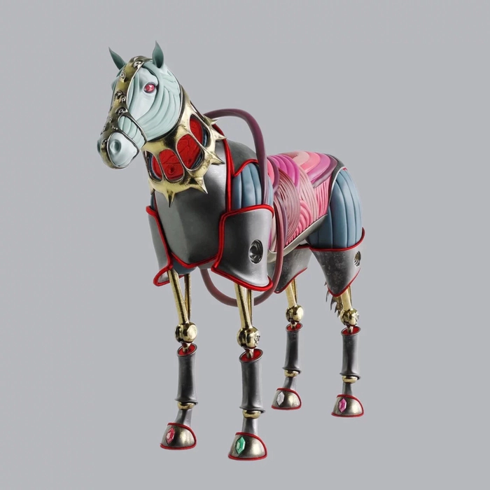 Sculpture Horse by artist Taras Zheltyshev