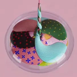 Flower lamp by Taras Zheltyshev