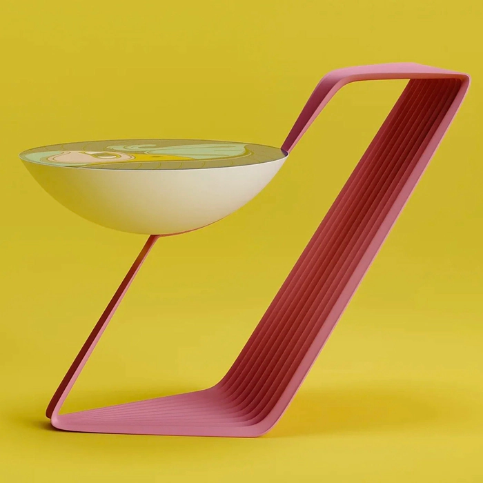 Embryo coffee table by Taras Zheltyshev