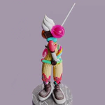 Candylady sculpture by Taras Zheltyshev