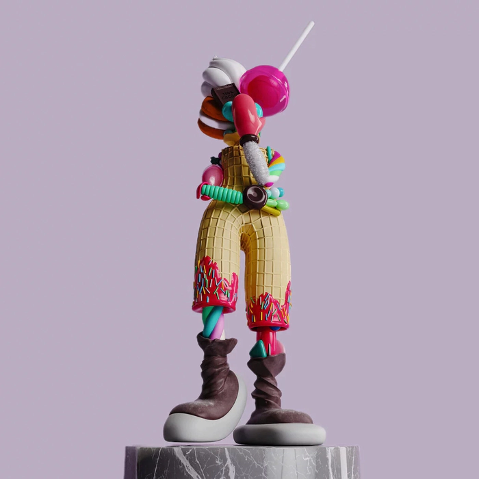 Candylady sculpture by Taras Zheltyshev