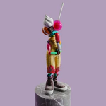Candylady sculpture by Taras Zheltyshev