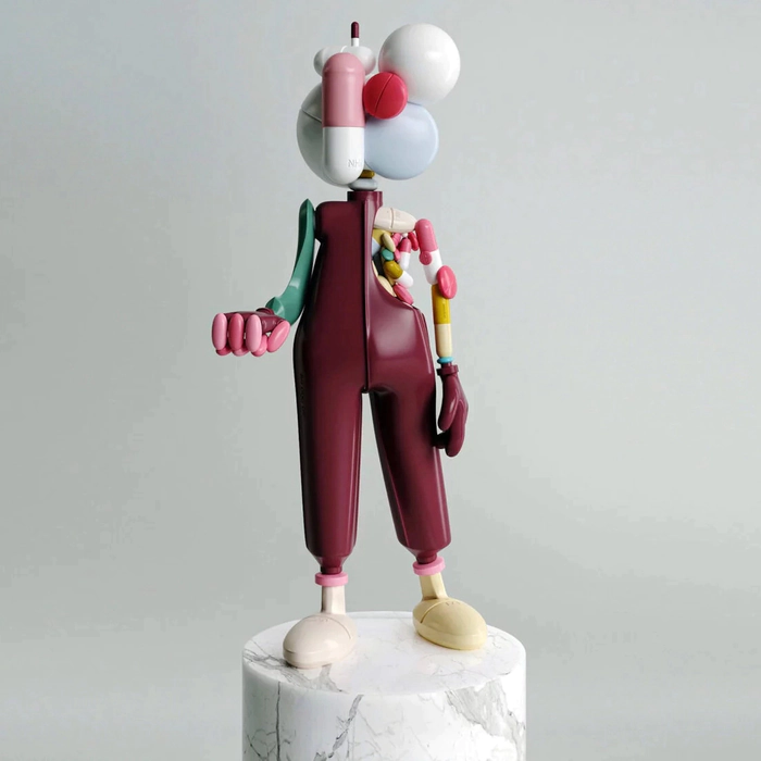 Pillman sculpture by Taras Zheltyshev