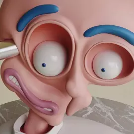 Скульптура Red head художника Тараса Желтышева