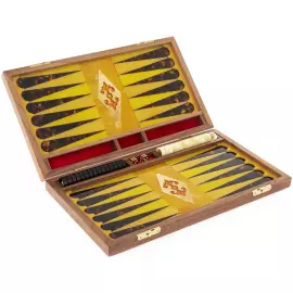 Нарды из янтаря "Герб РФ"