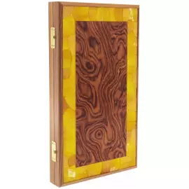 Нарды из янтаря "Герб РФ"