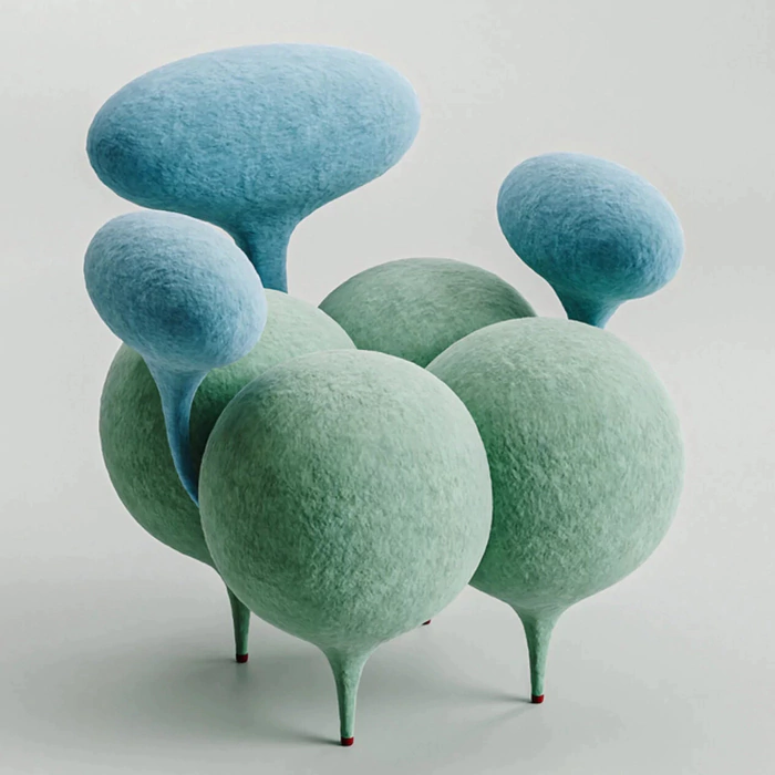 Inflated Ass chair by artist Taras Zheltyshev
