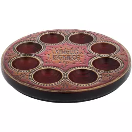 Тарелка для яиц из дуба "Пасхальная"