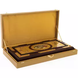 Нарды подарочные с яшмой "Султан" Златоуст