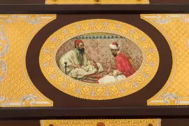 Нарды подарочные с яшмой "Султан" Златоуст