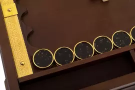 Нарды подарочные с яшмой "Султан" Златоуст