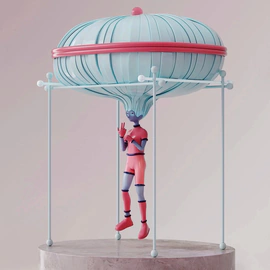 Sculpture-box Curiosity box by artist Taras Zheltyshev