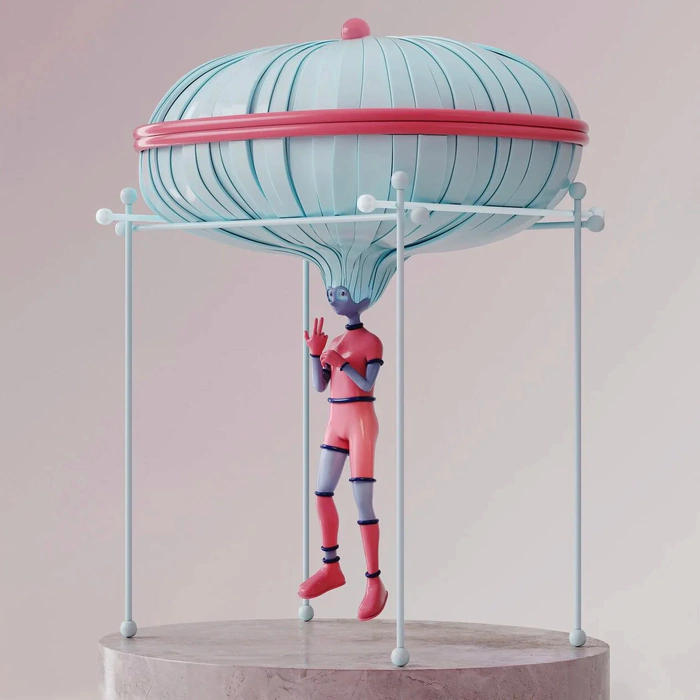Sculpture-box Curiosity box by artist Taras Zheltyshev