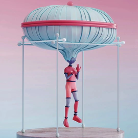 Sculpture-box Curiosity box by artist Taras Zheltyshev