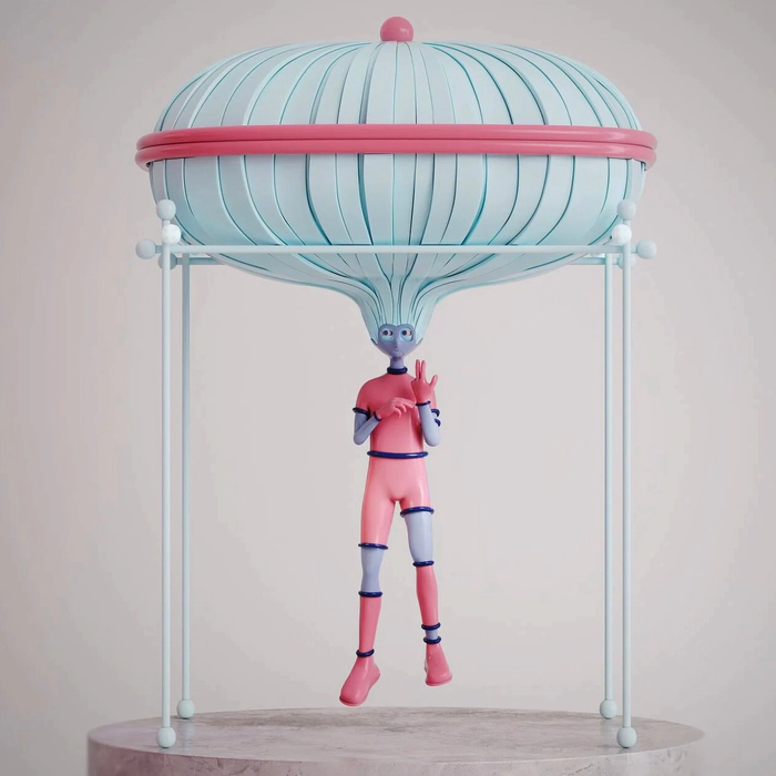 Sculpture-box Curiosity box by artist Taras Zheltyshev