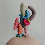 Lazy Wolly sculpture by Taras Zheltyshev