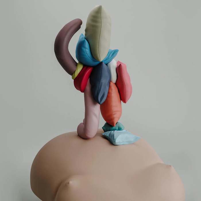 Lazy Wolly sculpture by Taras Zheltyshev