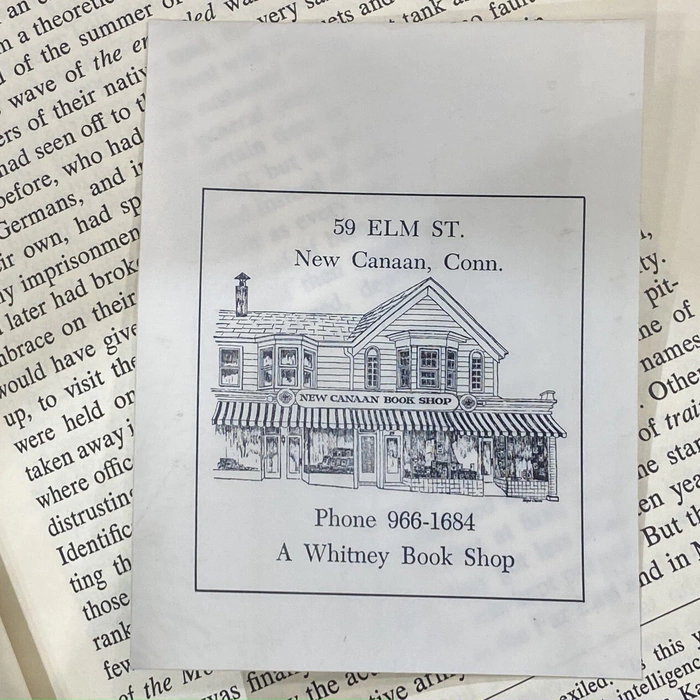 A book with a handwritten wish and autograph by journalist and writer Thomas Porter Whitney