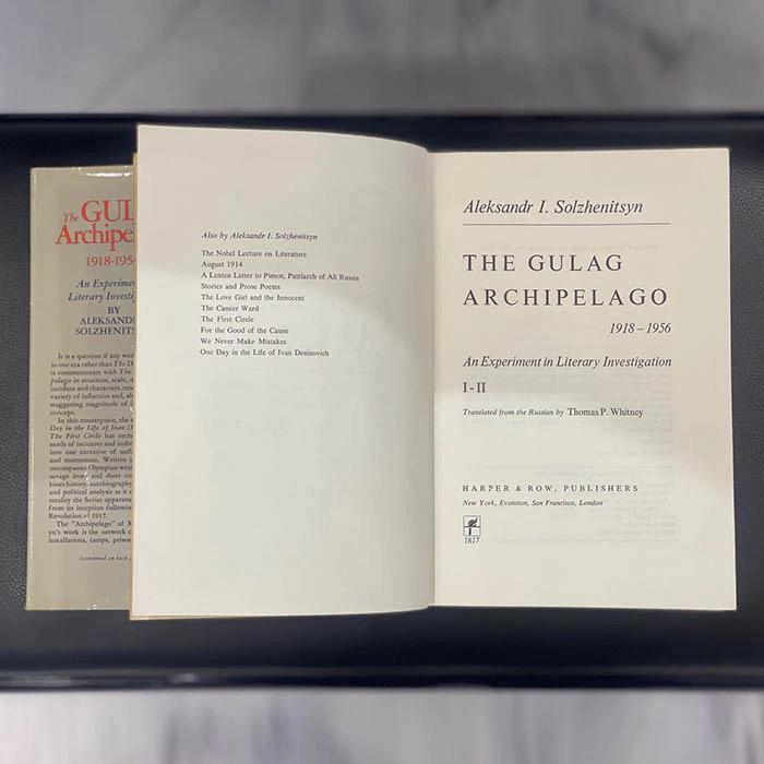 A book with a handwritten wish and autograph by journalist and writer Thomas Porter Whitney
