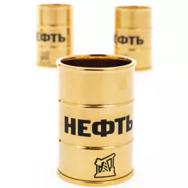 Набор для водки "Нефть" на 3 персоны, Златоуст