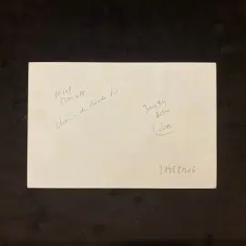 Карточка с автографом автогонщика Найджела Мэнселла