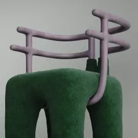 Cтул Non hunting time художника Тараса Желтышева