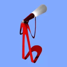 Woooo table lamp by Taras Zheltyshev