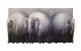 The author's painting "Trinity"