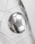 Beer mug made of crystal "Football"