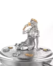 Чайник из серебра "Родные окна"