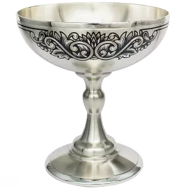 Ваза для десерта из серебра