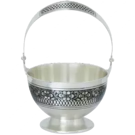 Ваза серебряная "Цветы"