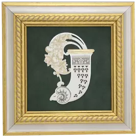 Панно серебряное "Рог изобилия"