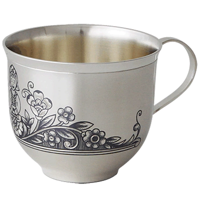 Children's cup made of silver "Little Red Riding Hood"