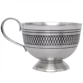 Чашка чайная из серебра