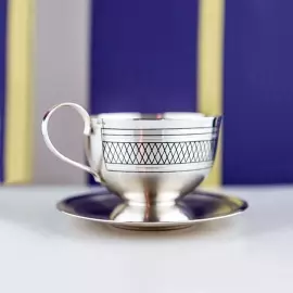 Чашка чайная из серебра